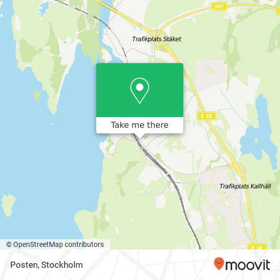 Posten map