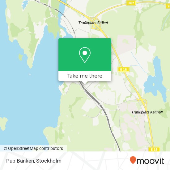 Pub Bänken map