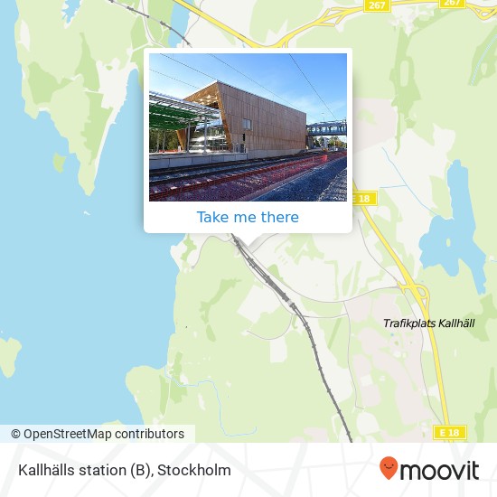 Kallhälls station (B) map