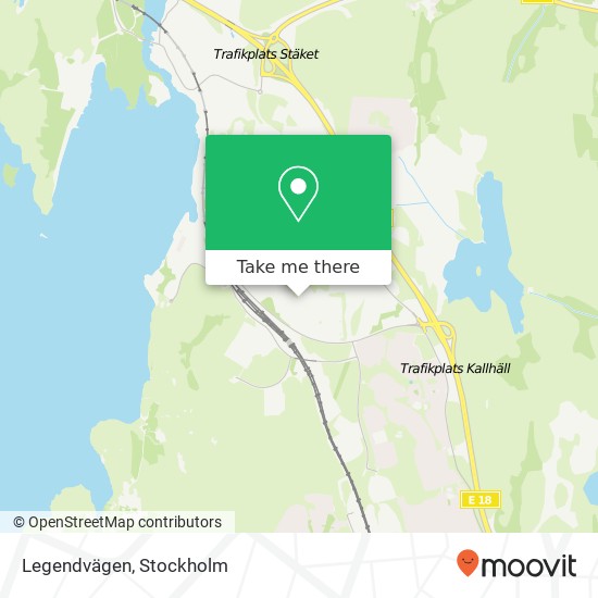 Legendvägen map