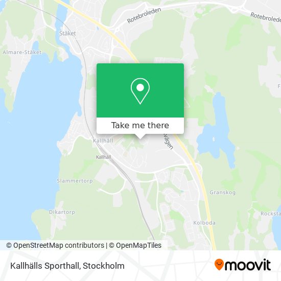Kallhälls Sporthall map