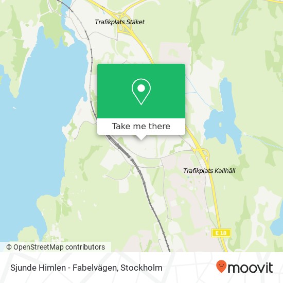 Sjunde Himlen - Fabelvägen map