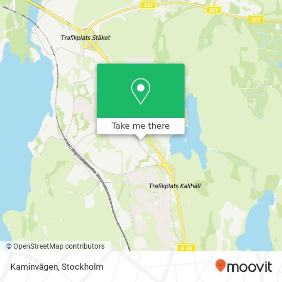 Kaminvägen map