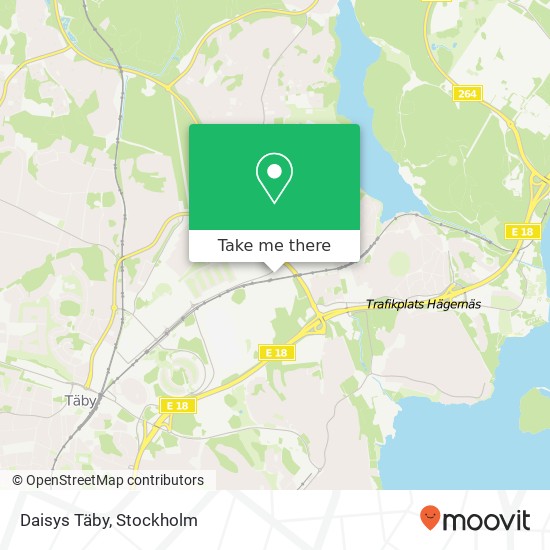 Daisys Täby map