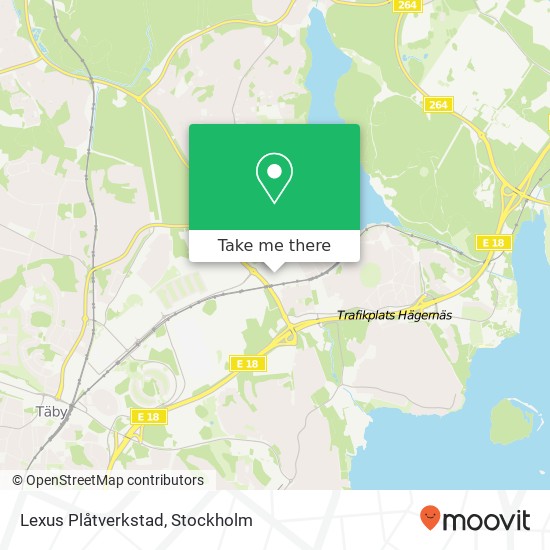 Lexus Plåtverkstad map