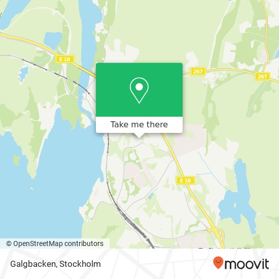 Galgbacken map