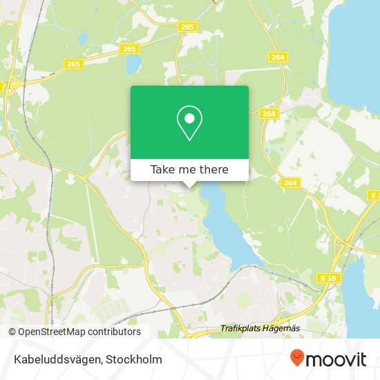 Kabeluddsvägen map