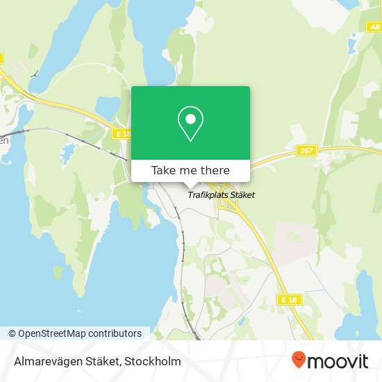 Almarevägen Stäket map