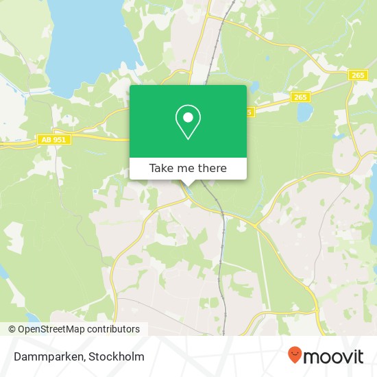 Dammparken map