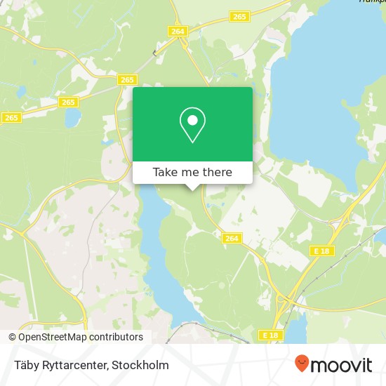 Täby Ryttarcenter map