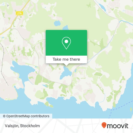 Valsjön map