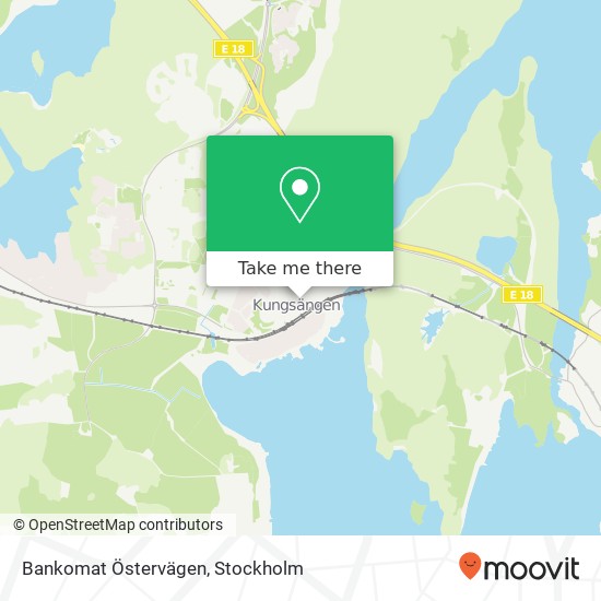 Bankomat Östervägen map