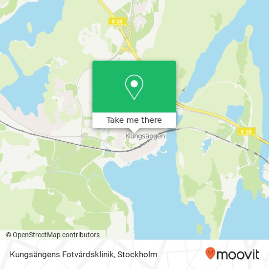 Kungsängens Fotvårdsklinik map