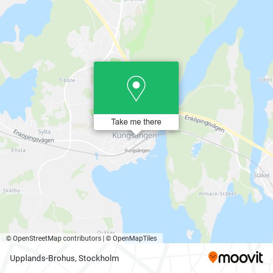 Upplands-Brohus map