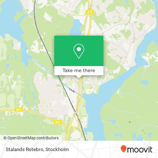 Stalands Rotebro map
