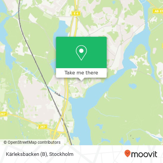 Kärleksbacken (B) map