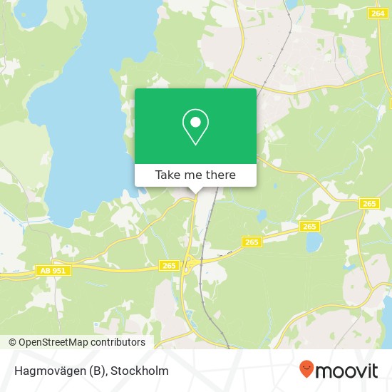 Hagmovägen (B) map