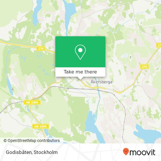 Godisbåten map