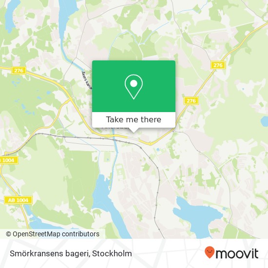 Smörkransens bageri map