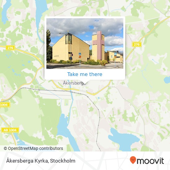 Åkersberga Kyrka map