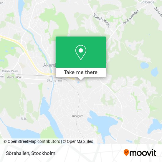 Sörahallen map