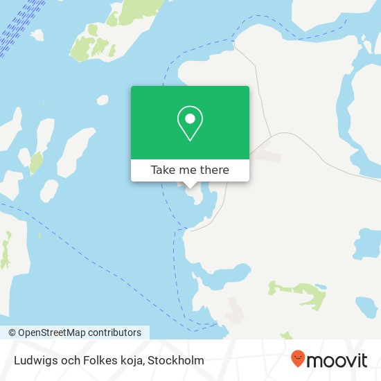 Ludwigs och Folkes koja map