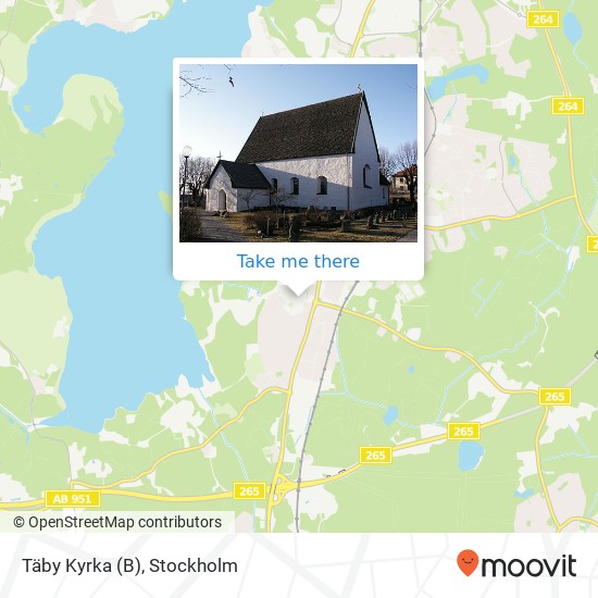 Täby Kyrka (B) map