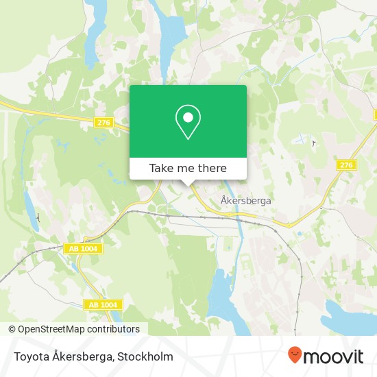 Toyota Åkersberga map