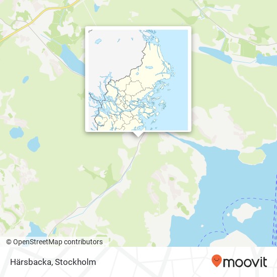 Härsbacka map