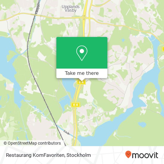 Restaurang KomFavoriten map