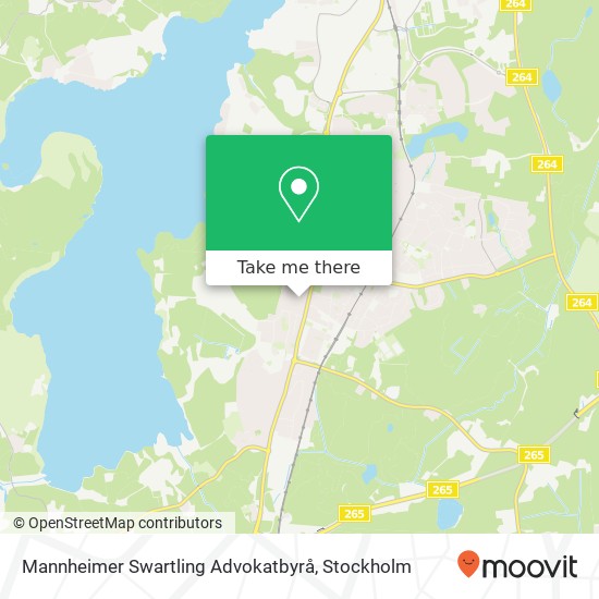 Mannheimer Swartling Advokatbyrå map