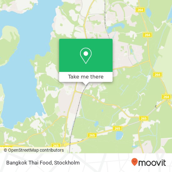 Bangkok Thai Food map