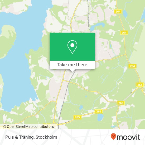 Puls & Träning map