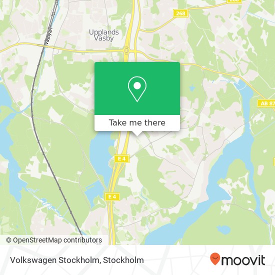 Volkswagen Stockholm map