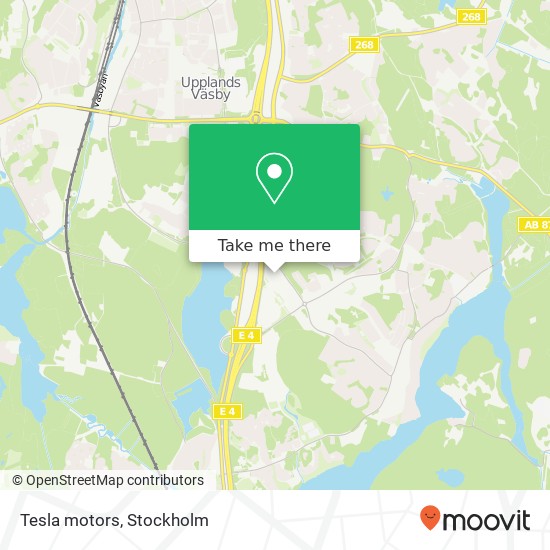 Tesla motors map