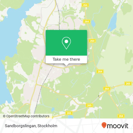 Sandborgslingan map