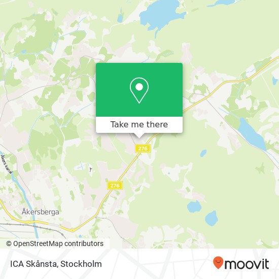 ICA Skånsta map