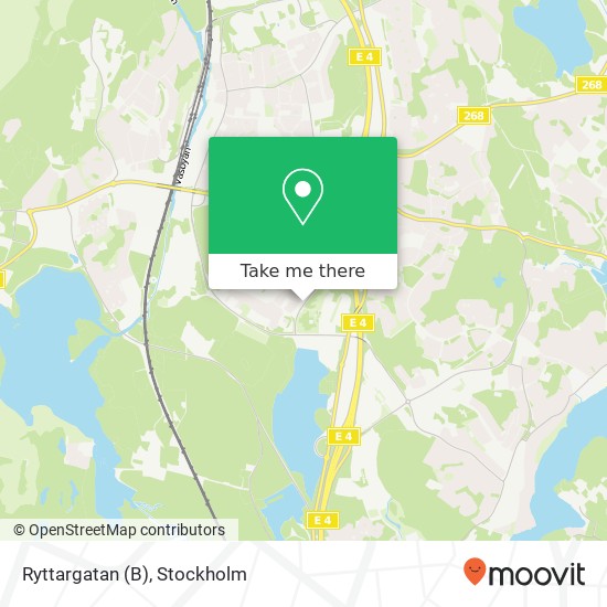 Ryttargatan (B) map