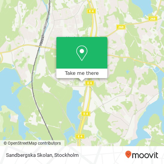 Sandbergska Skolan map