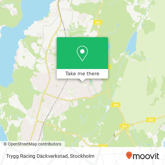 Trygg Racing Däckverkstad map