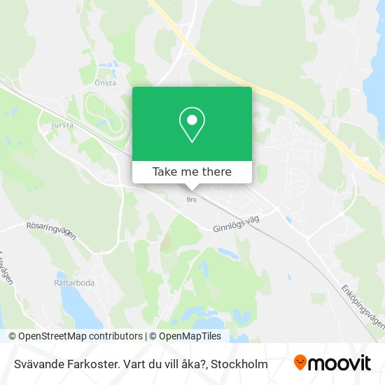 Svävande Farkoster. Vart du vill åka? map