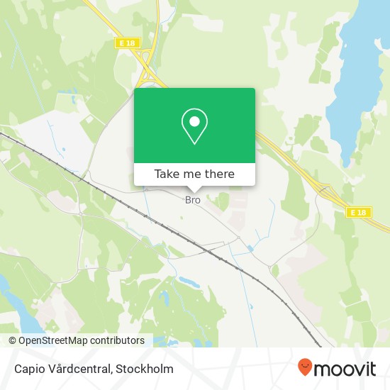 Capio Vårdcentral map