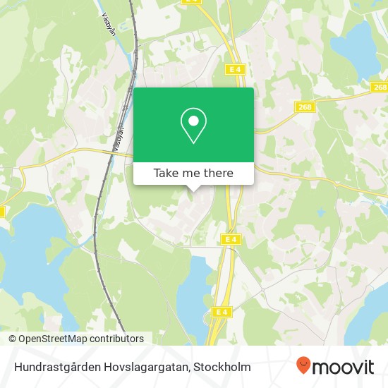 Hundrastgården Hovslagargatan map