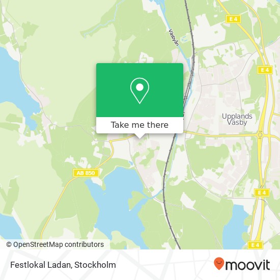 Festlokal Ladan map
