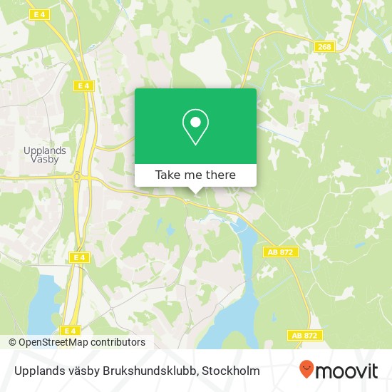 Upplands väsby Brukshundsklubb map