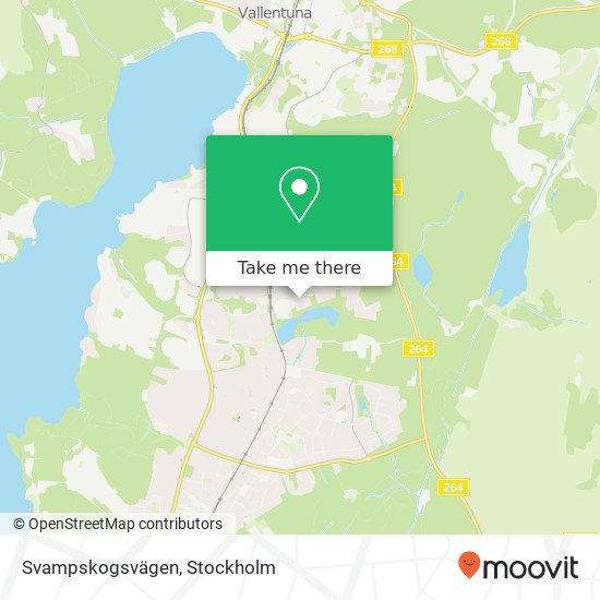 Svampskogsvägen map