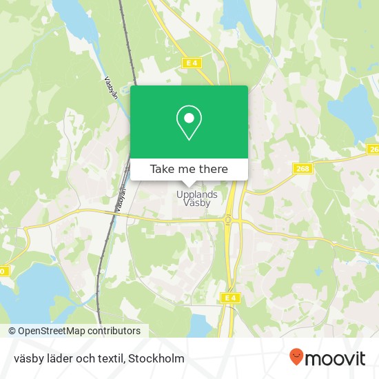 väsby läder och textil map