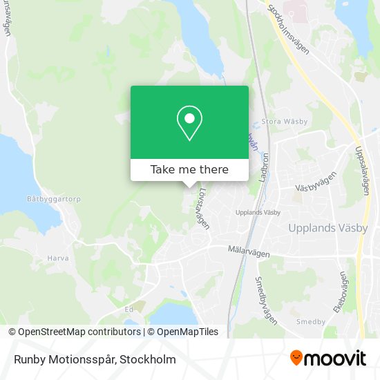 Runby Motionsspår map