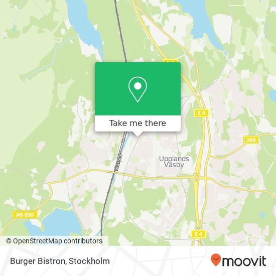 Burger Bistron map