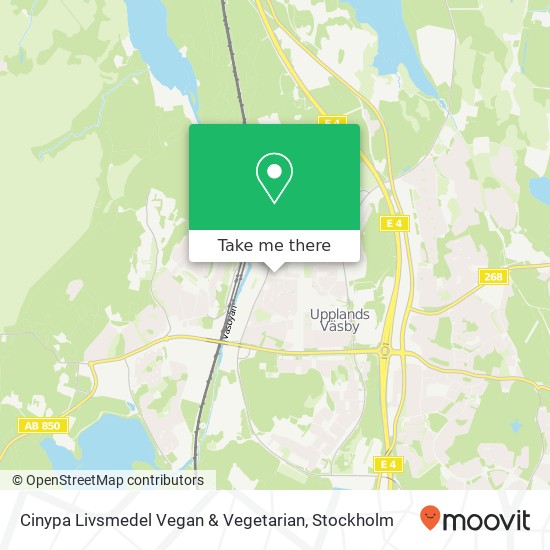 Cinypa Livsmedel Vegan & Vegetarian map